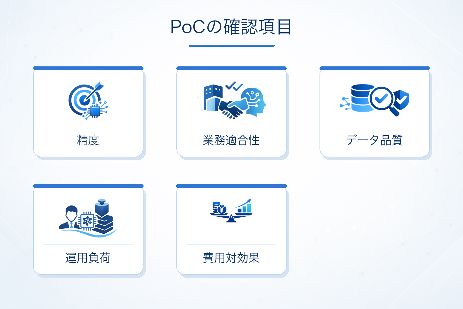 PoCで確認すべきポイント