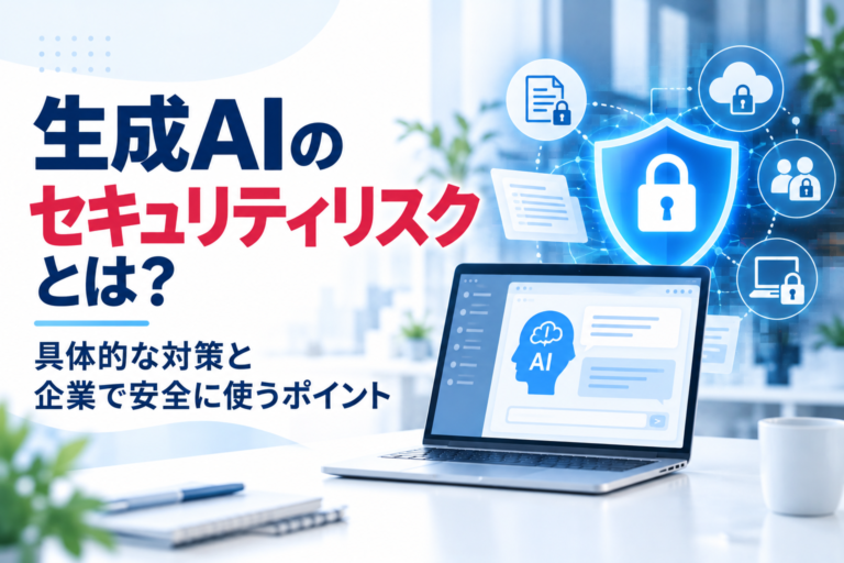 2026年最新｜生成AIのセキュリティリスクとは？具体的な対策と企業で安全に使うポイント