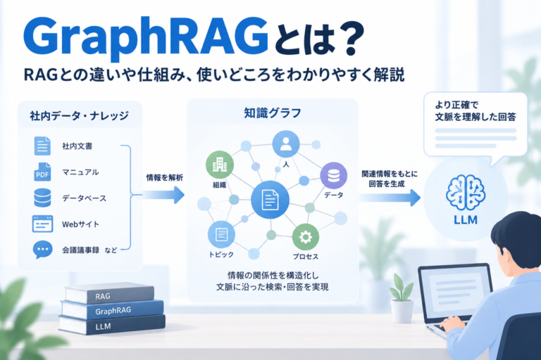 GraphRAGとは？RAGとの違いや仕組み、使いどころをわかりやすく解説