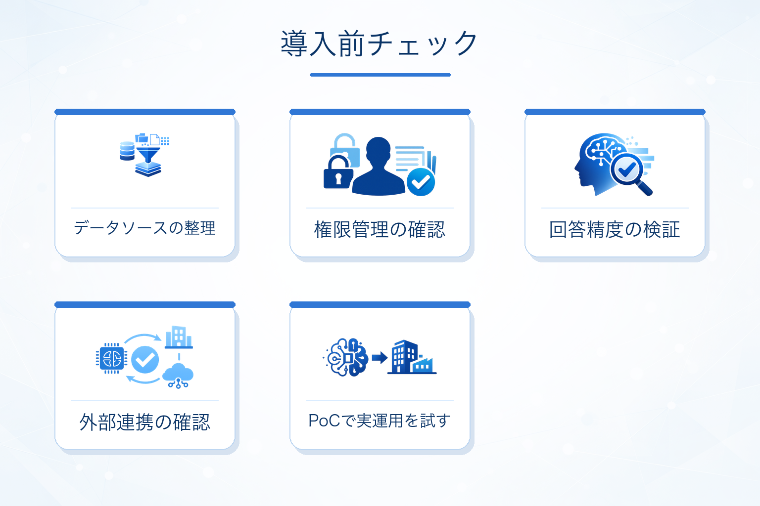 RAGツールを導入する前に確認したいこと